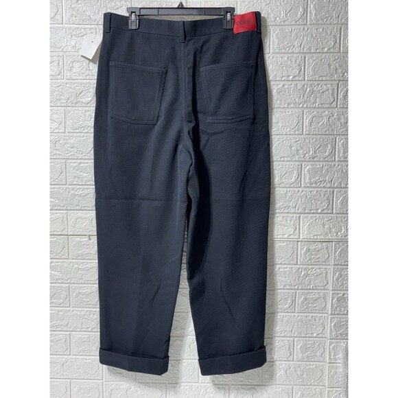 HUGO BOSS - Black Corduroy Textured Heavyweight Pants UK Size 50 - Picture 2 of 6